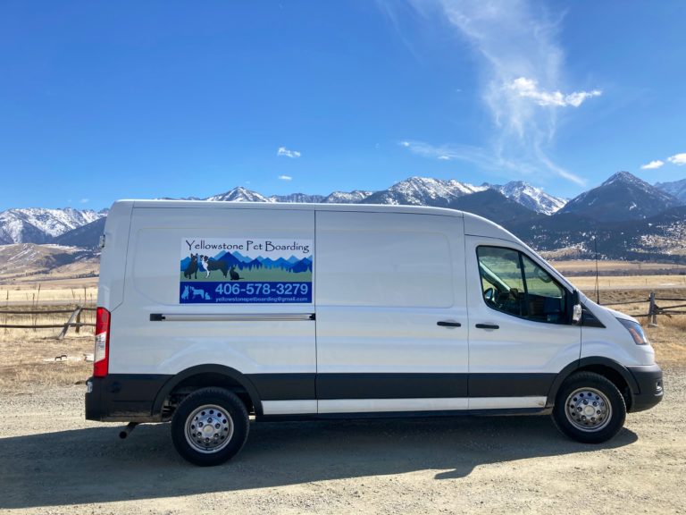 Yellowstone Pet Boarding Van